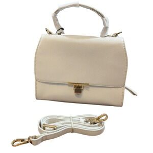 552 | NWT Cameleon Stella Womens White Genuine Leather Conceal Carry CCW Handbag